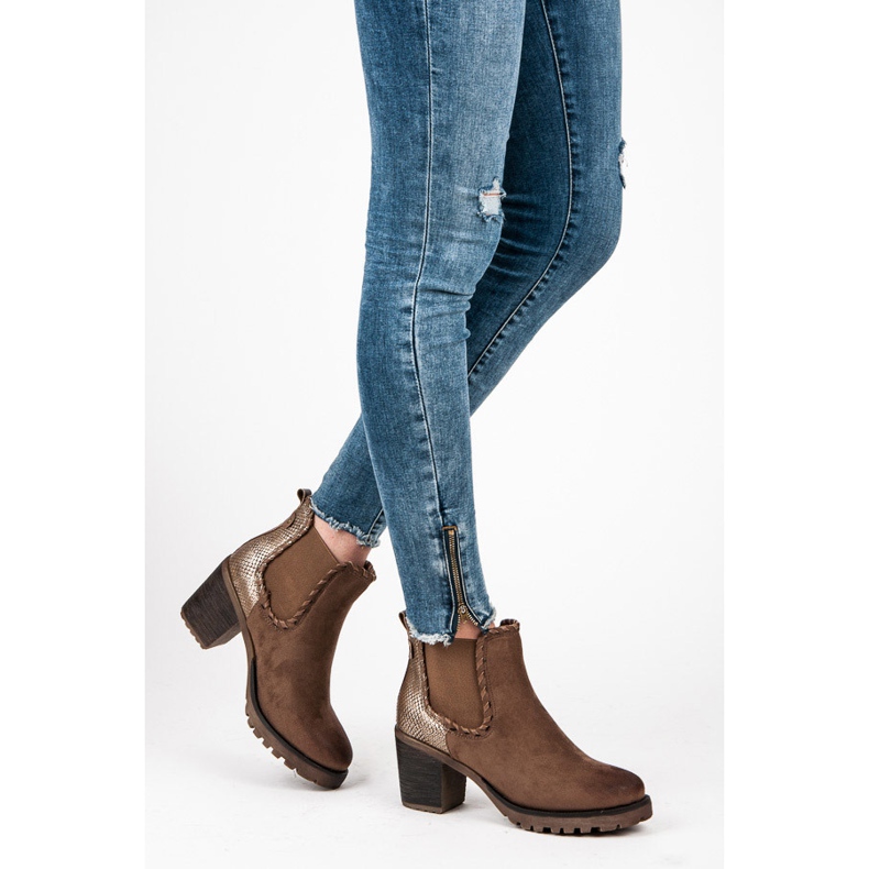 Super Me Stylische Stiefel braun 2