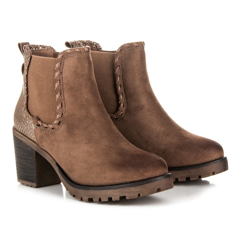 Super Me Stylische Stiefel braun 1