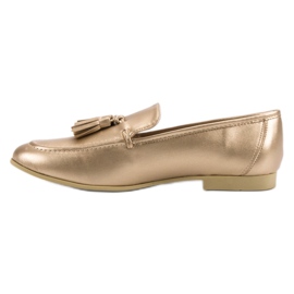 Goldene Loafer mit Fransen VICES 2