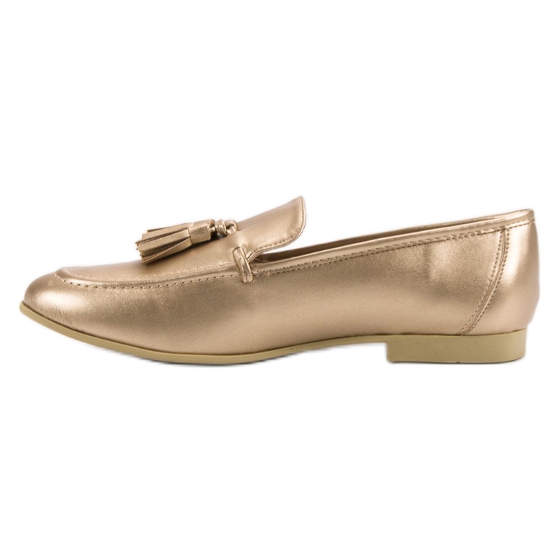 Goldene Loafer mit Fransen VICES 2