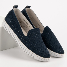 Filippo Navy Lederlords blau marineblau 1