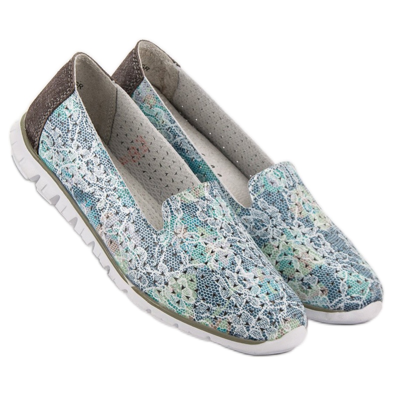 Filippo Modische Lederlords grau 2