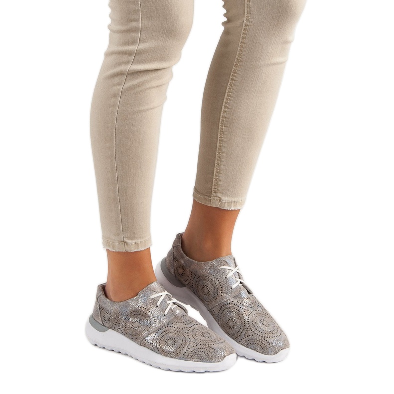 Filippo Sportschuhe aus Leder braun 2