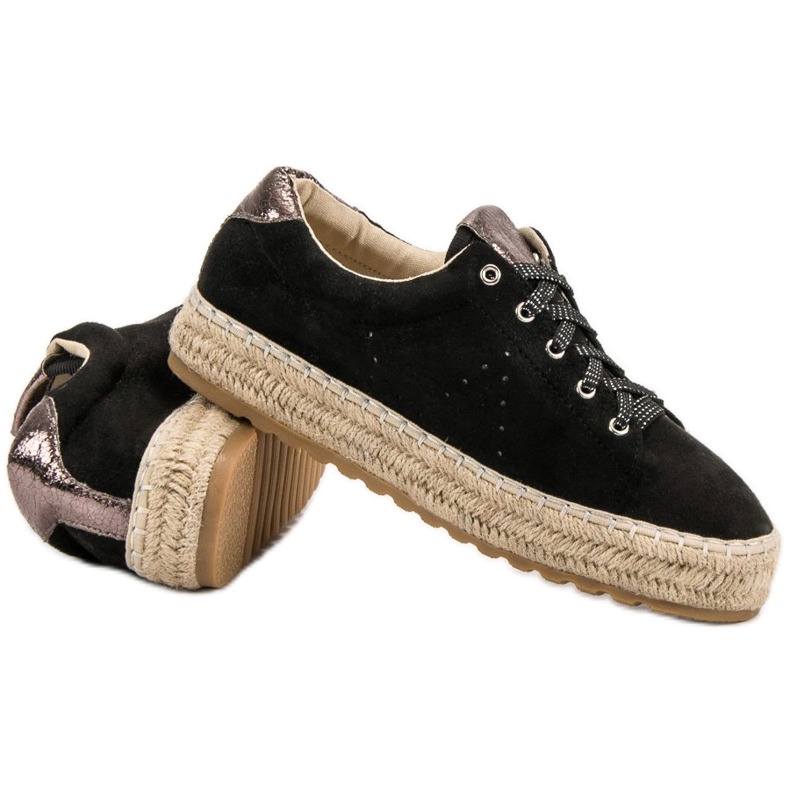 Seastar Gebundene Espadrilles schwarz 1