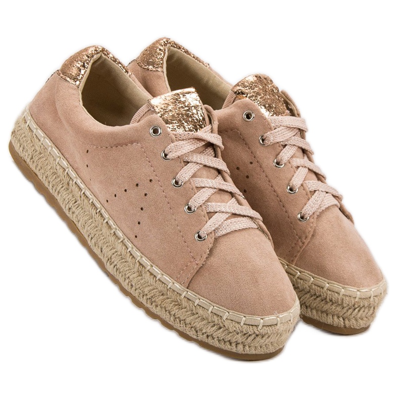 Seastar Gebundene Espadrilles rosa 1