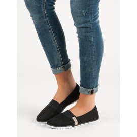 Leichte VINCEZA Slipper schwarz 1