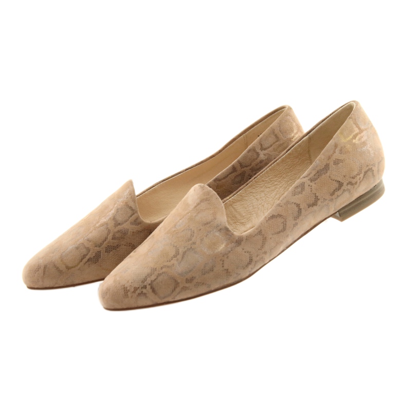 Lordsy Ballerinas für Damen Leder Caprice 24203 beige 4