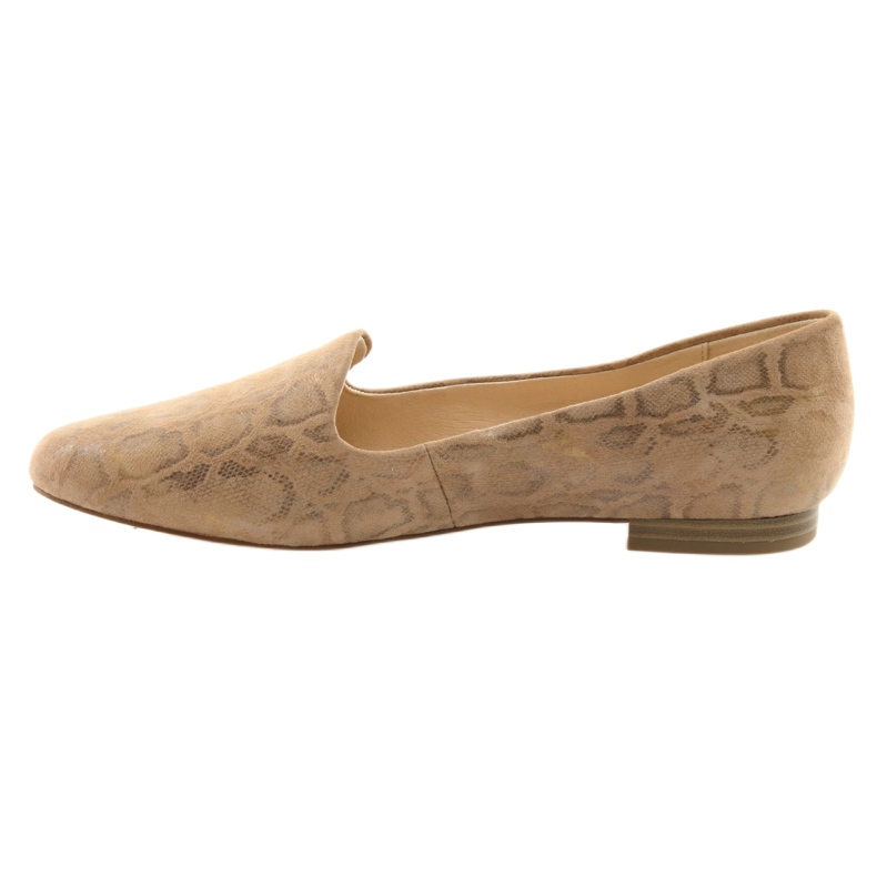 Lordsy Ballerinas für Damen Leder Caprice 24203 beige 2