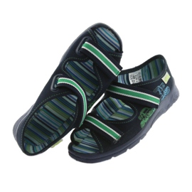 Befado Sandalen Kinderschuhe 969X073 marineblau blau grün 5