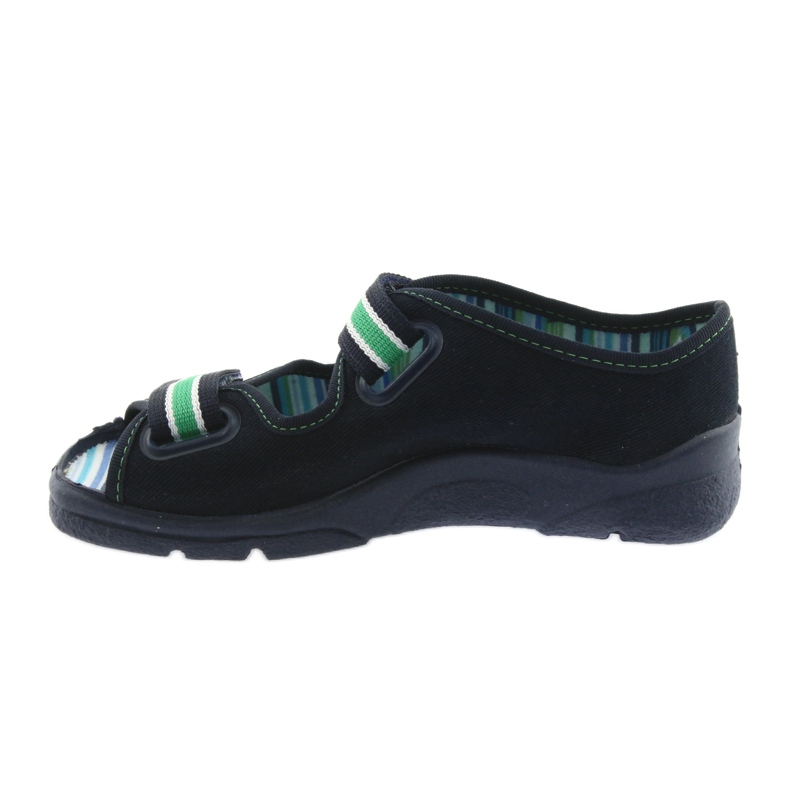 Befado Sandalen Kinderschuhe 969X073 marineblau blau grün 2