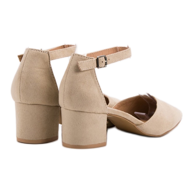Beige Pumps in Spitz VICES 1
