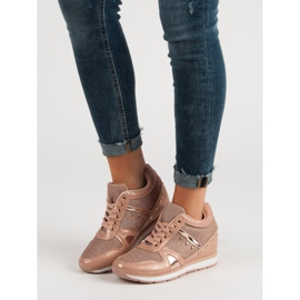 Cm Paris Rosa Sneaker mit Strasssteinen 2