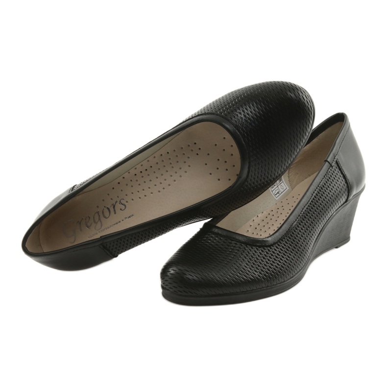 Schuhe für Damen Keil Gregors 763 schwarz 5