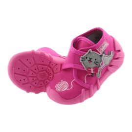 Befado Kinderschuhe 523P013 rosa grau 5