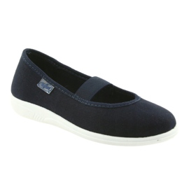 Befado Kinderschuhe komf. bis 23 cm 274Y005 marineblau 1
