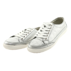 Damen Sportschuhe, gebunden Filippo 703 silber grau 3