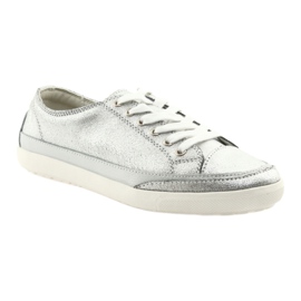 Damen Sportschuhe, gebunden Filippo 703 silber grau 1