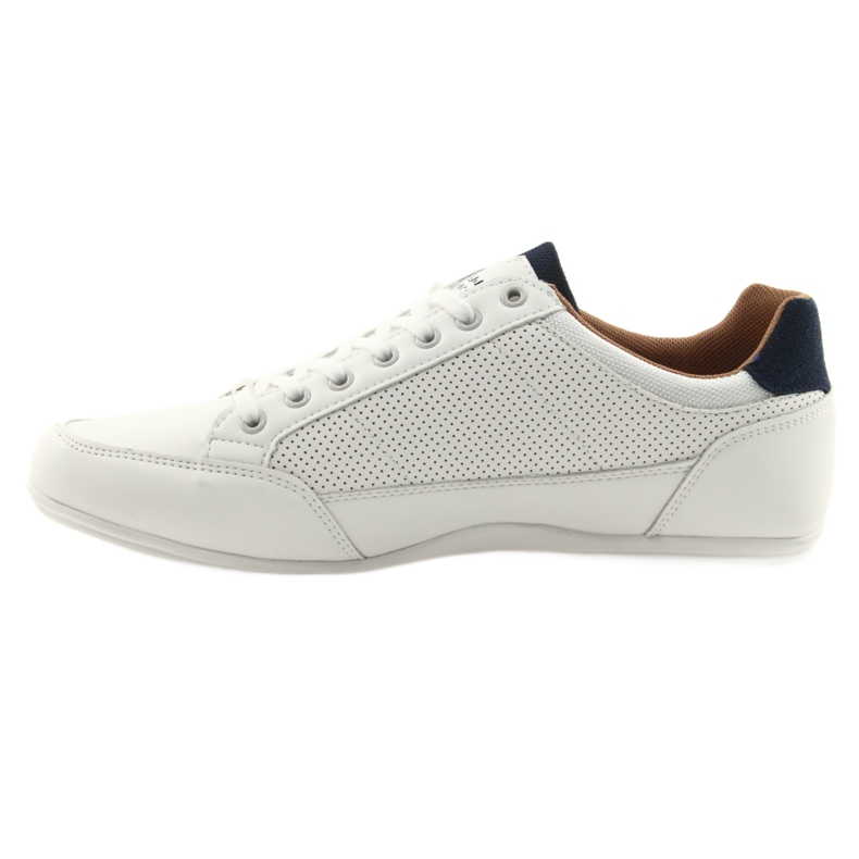 Mckey 901 weiße Herren Sportschuhe rot navy blau 2