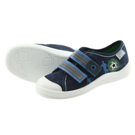 Befado Kinderturnschuhe 672X063 Ball blau marineblau 5
