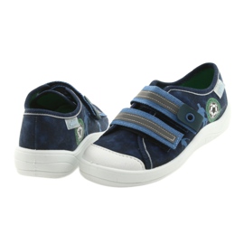 Befado Kinderturnschuhe 672X063 Ball blau marineblau 4