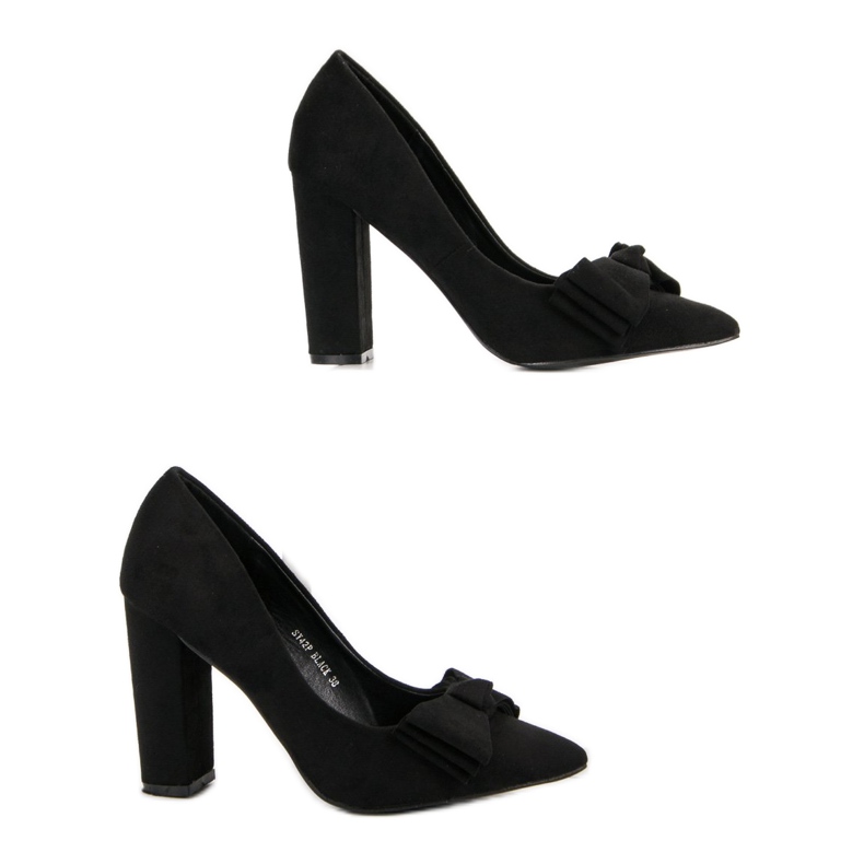Seastar Wildleder-Pumps mit Schleife schwarz 2