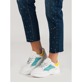 Bequeme Sportschuhe weiß mehrfarbig 1