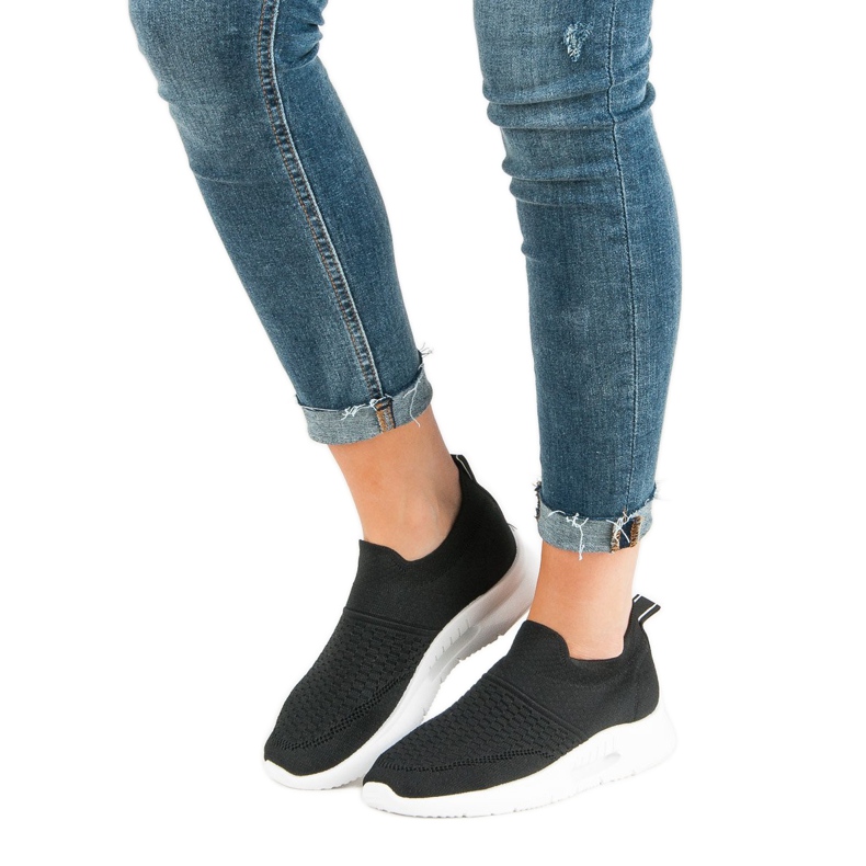 Textile Sportschuhe schwarz 1