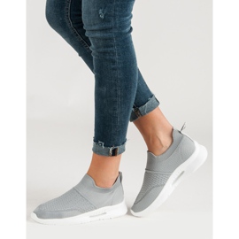 Textile Sportschuhe grau 1