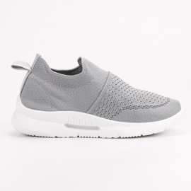 Textile Sportschuhe grau 2