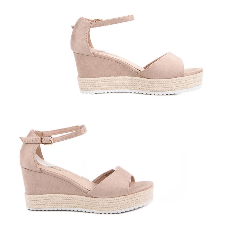 Seastar Beige Keilsandalen 1