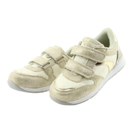 American Club Amerikanische Sportkinderschuhe ES25 Zloty/Beige golden 3