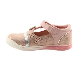 American Club GC20 Ballerinas mit Blumenmädchen grau gelb rosa 2