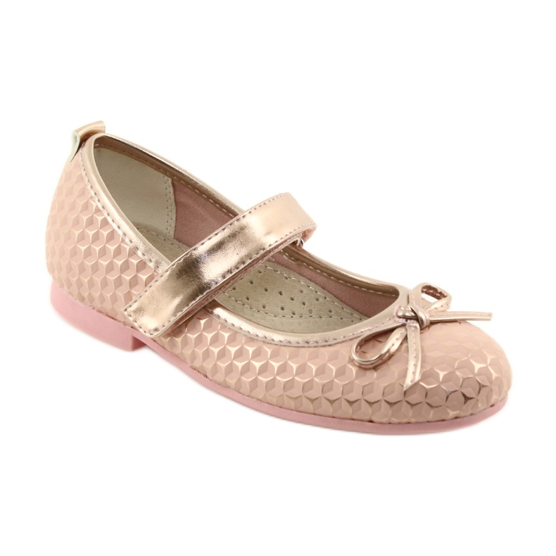 Ballerinas Mädchenschleife American Club GC16 gelb rosa 1