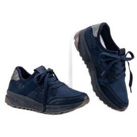 Ideal Shoes Sportschuhe zum Hineinschlüpfen blau 6