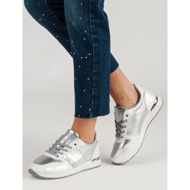 Jumex Silberne Sportschuhe grau 2