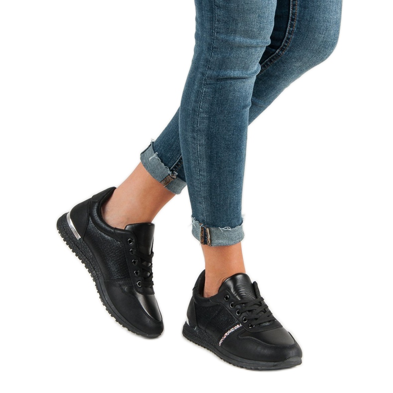 Jumex Schwarze Sportschuhe 2