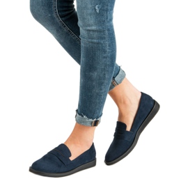 Best Shoes Marineblaue Freizeit-Loafer 2