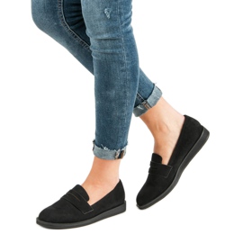 Best Shoes Schwarze Casual Loafer 2