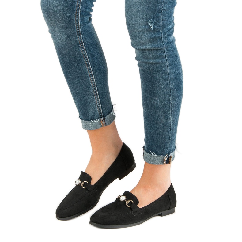 Schwarze Loafer 1