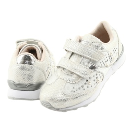 Sport Mädchen American Club ES19 silber weiß grau 4