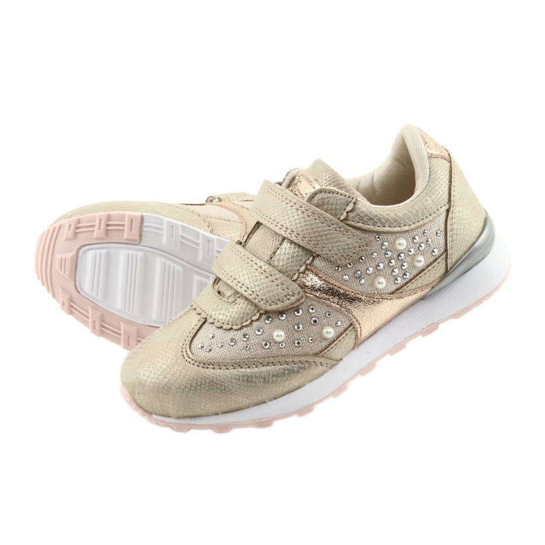 Sport Mädchen American Club ES19 gold golden 5