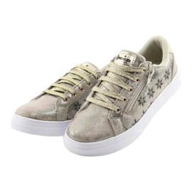 American Club ES13 Gold-Slider für Mädchen schwarz gelb 3