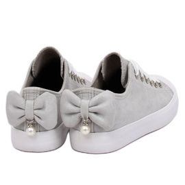 Graue Damen Sneaker B88 Silber 2