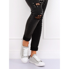 Graue Damen Sneaker B88 Silber 1