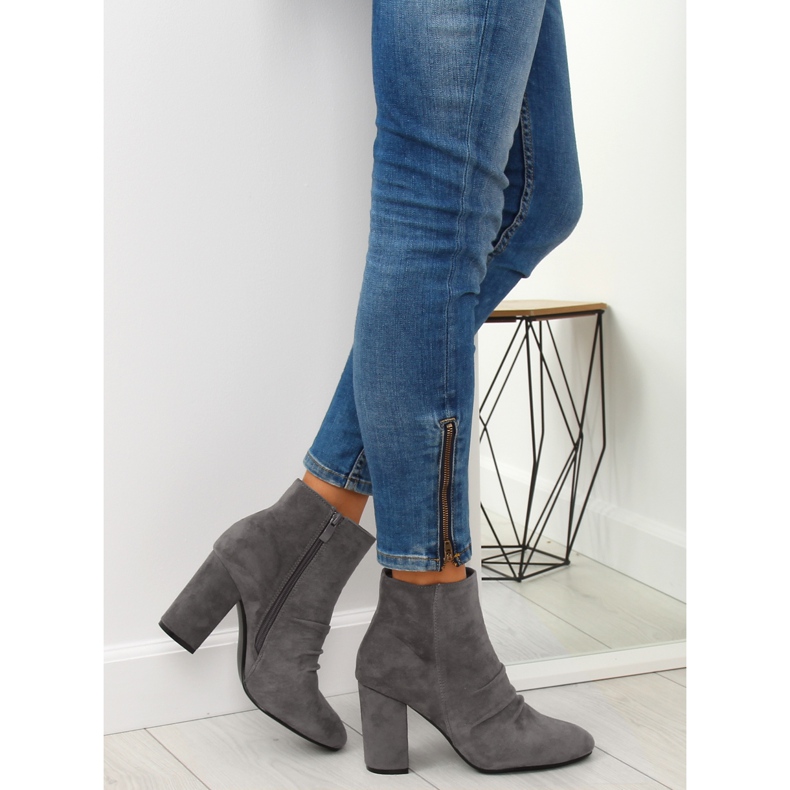 Grau High Heels grau OM803 Grau II-GAT 1