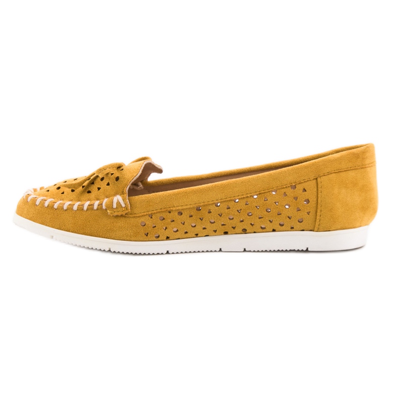 Seastar Senf durchbrochene Loafer gelb 1
