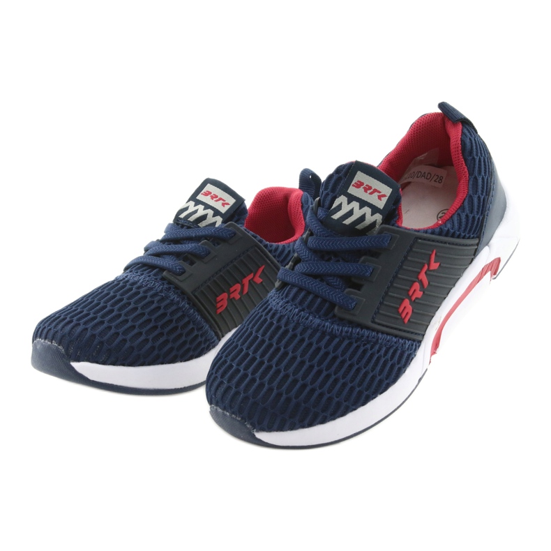 Bartek 58110 Marineblaue Sportschuhe rot navy blau 3
