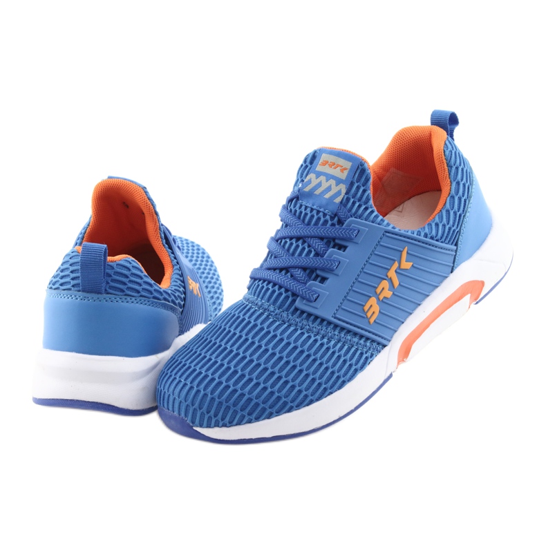 Bartek 58110 Blaue Sportschuhe zum Hineinschlüpfen orange 4