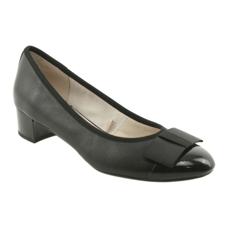 Damenpumps mit Schleife Caprice 22307 schwarz 1