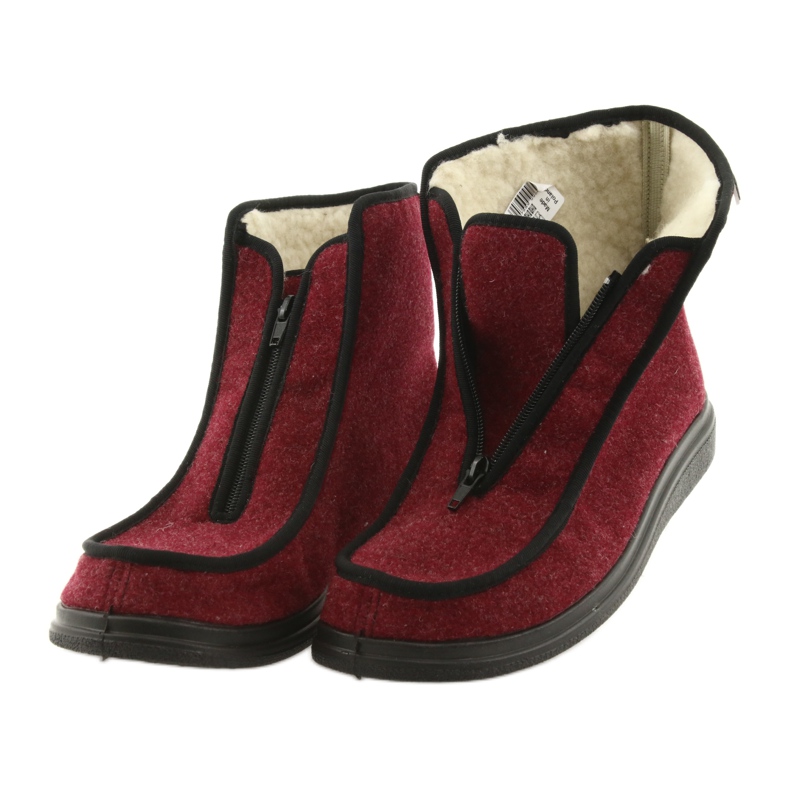 Dr.orto Befado Frauenschuhe PU Isolierte Wolle 996d005 Burgund rot 2